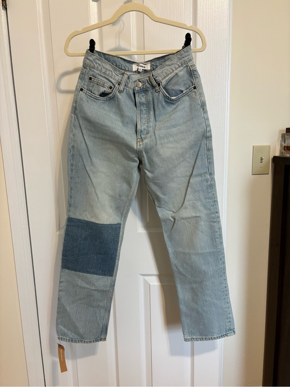 Reformation Patchwork Jeans